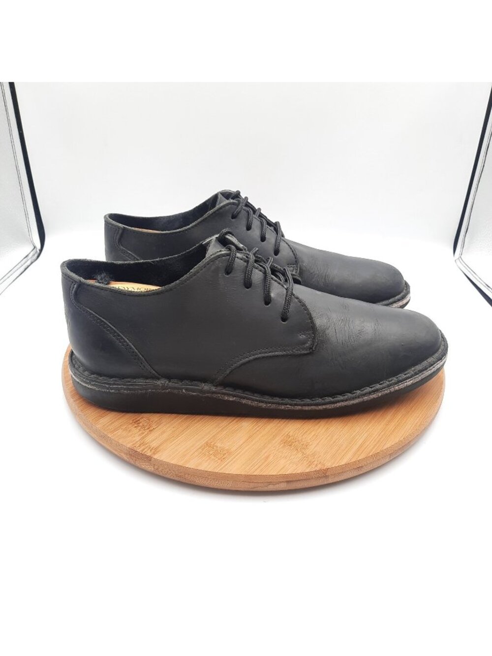 Jim Green Shoellie Mens 10 Shoes Black Oringo Leather Handmade Artisan Boots